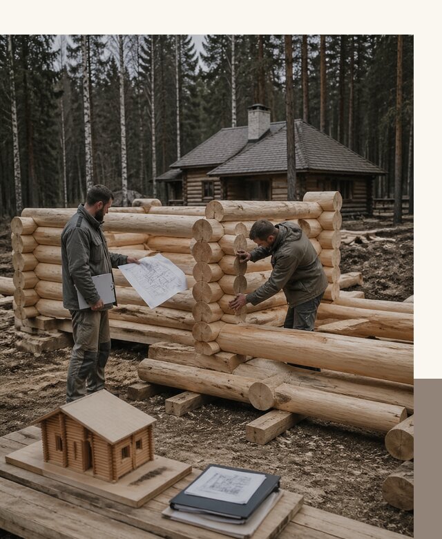 Проектирование и строительство домов из бревна в Баксане